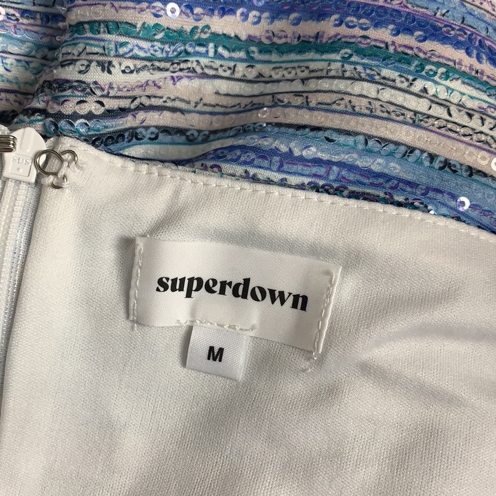 REVOLVE Superdown Keelie Tie Strap Dress in Multi - Picture 3 of 4
